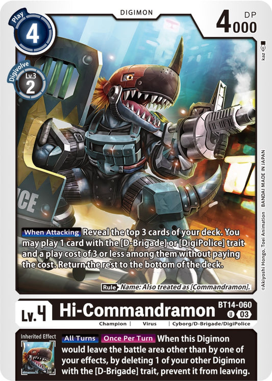 Hi-Commandramon (BT14-060 U) (BT14)