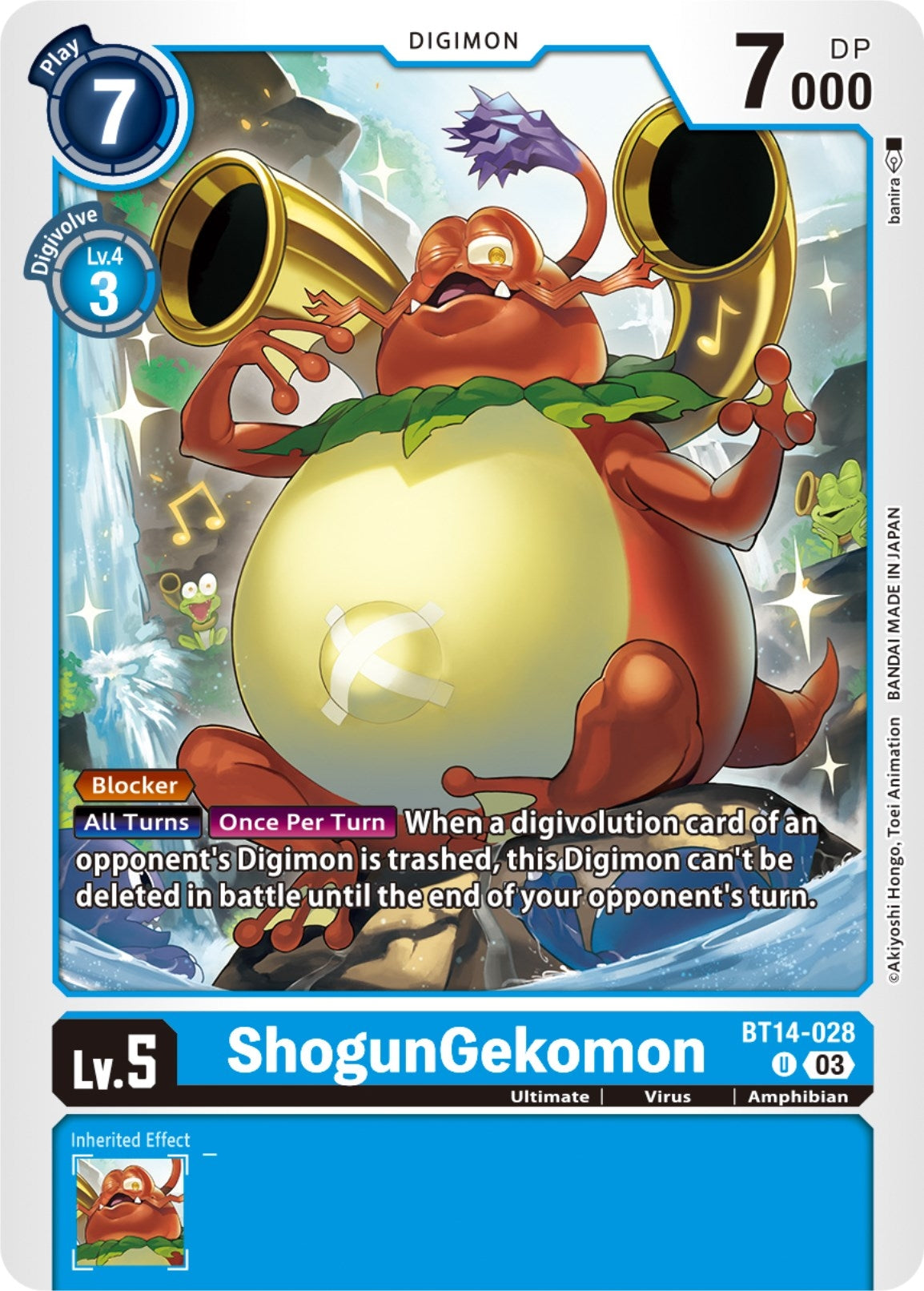 ShogunGekomon (BT14-028 U) (BT-14)
