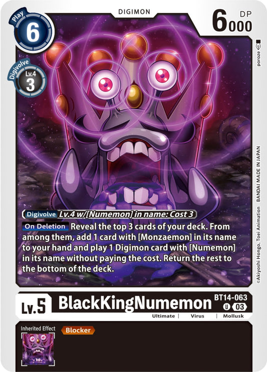 BlackKingNumemon (BT14-063 U) (BT14)