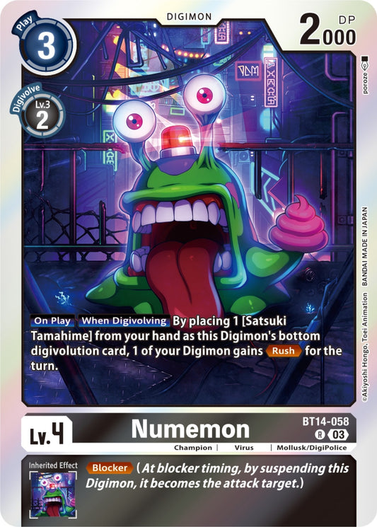Numemon (BT14-058 R) (BT-14)