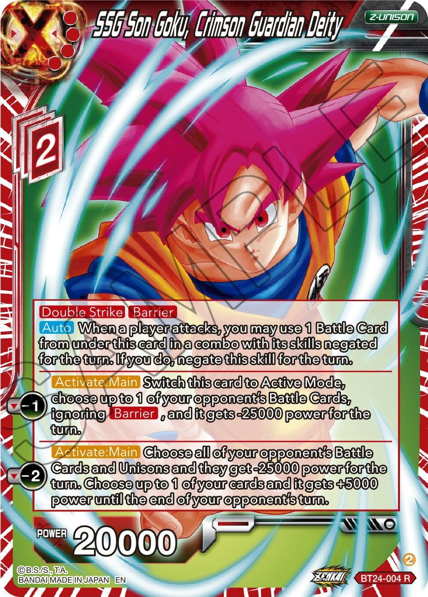 SSG Son Goku, Crimson Guardian Deity (BT24-004) (BT24)