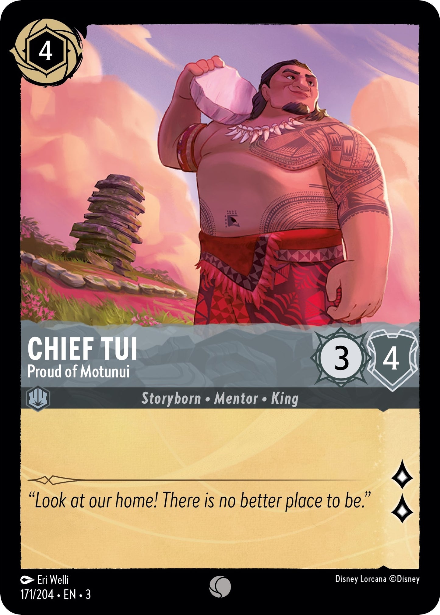 Chief Tui - Proud of Motunui (171/204) (3)