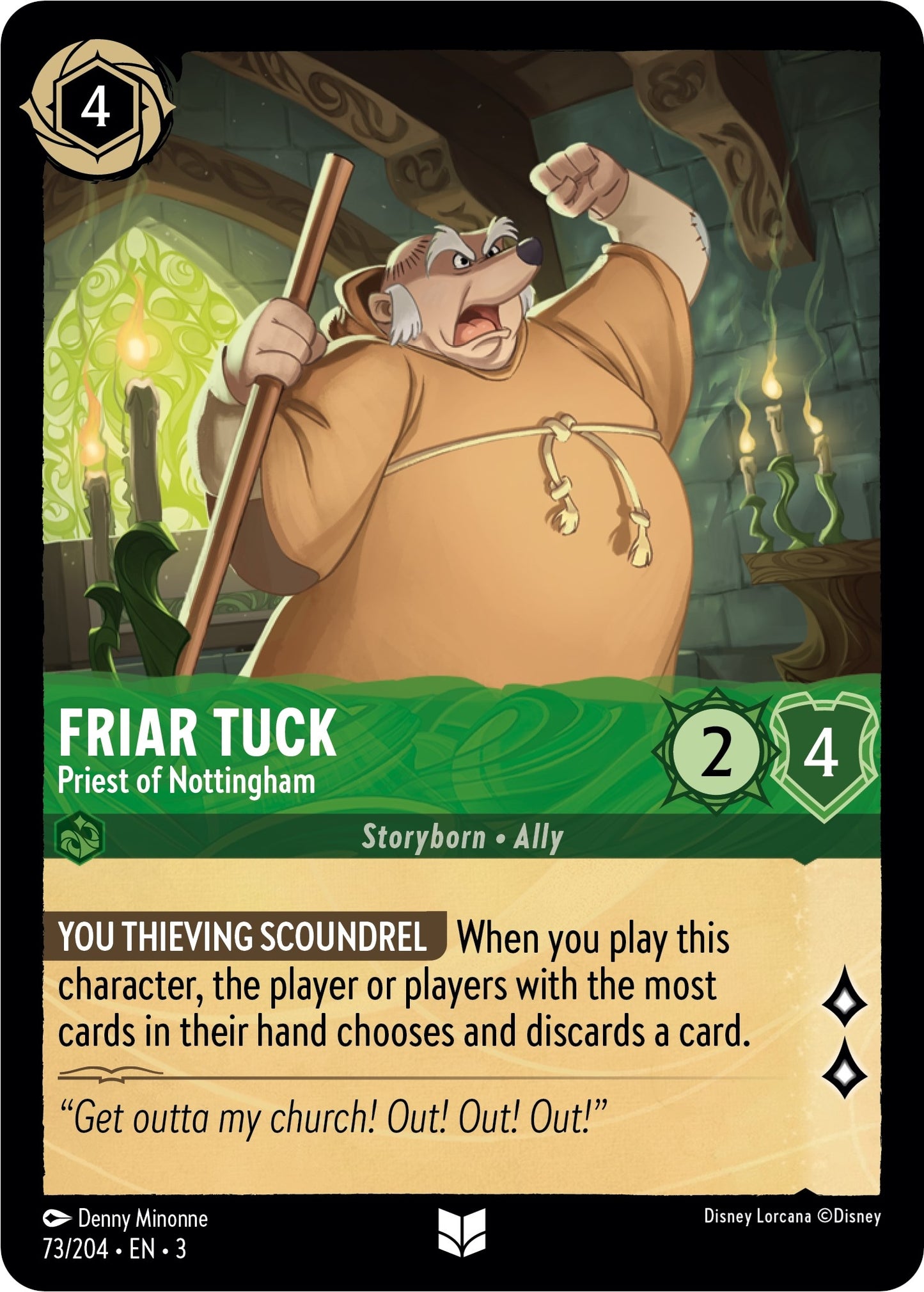 Friar Tuck - Priest of Nottingham (73/204) (3)