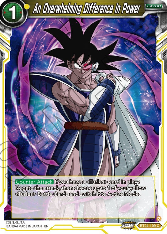 An Overwhelming Difference in Power (BT24-109) (BT24)