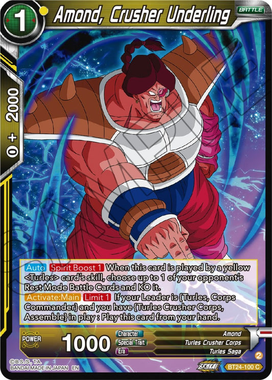 Amond, Crusher Underling (BT24-100) (BT24)