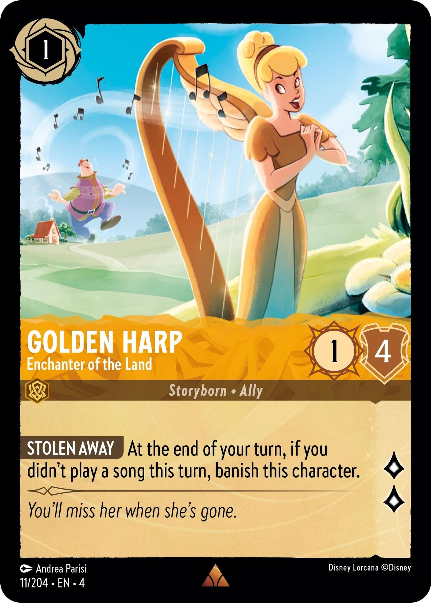 Golden Harp - Enchanter of the Land (11/204) (4)