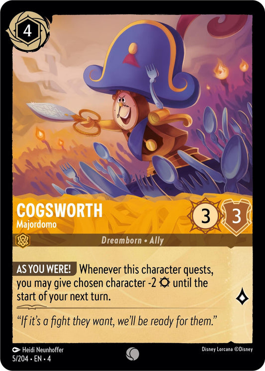 Cogsworth - Majordomo (5/204) (4)