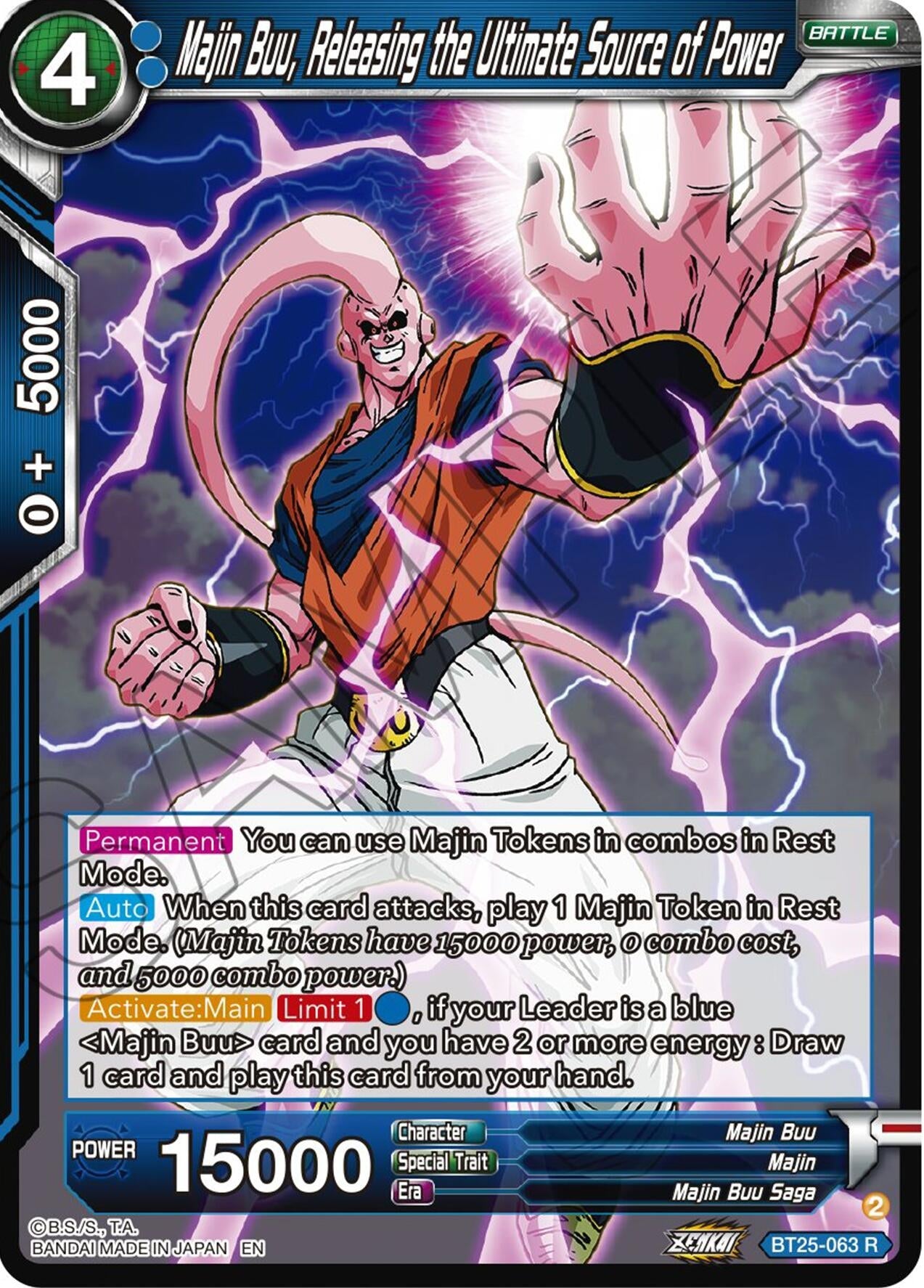 Majin Buu, Releasing the Ultimate Source of Power (BT25-063) (BT25)