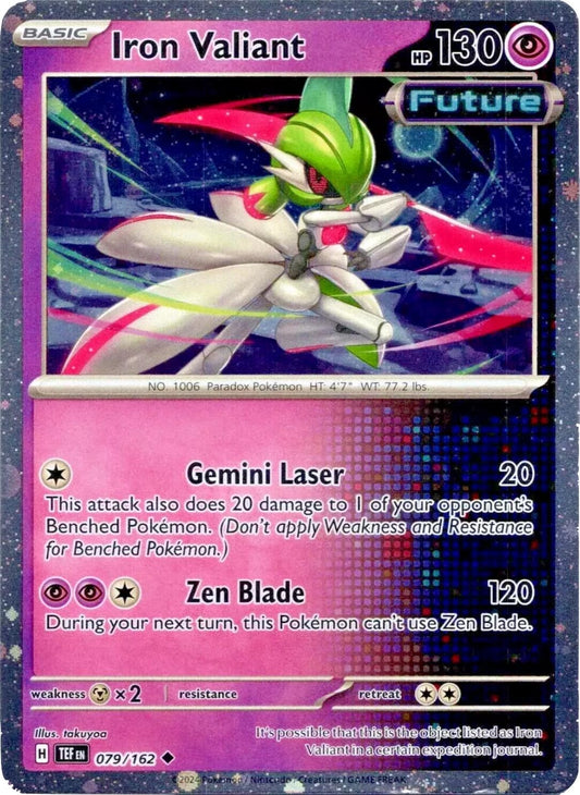 Iron Valiant - 079/162 (Cosmos Holo) (079/162) (MCAP)