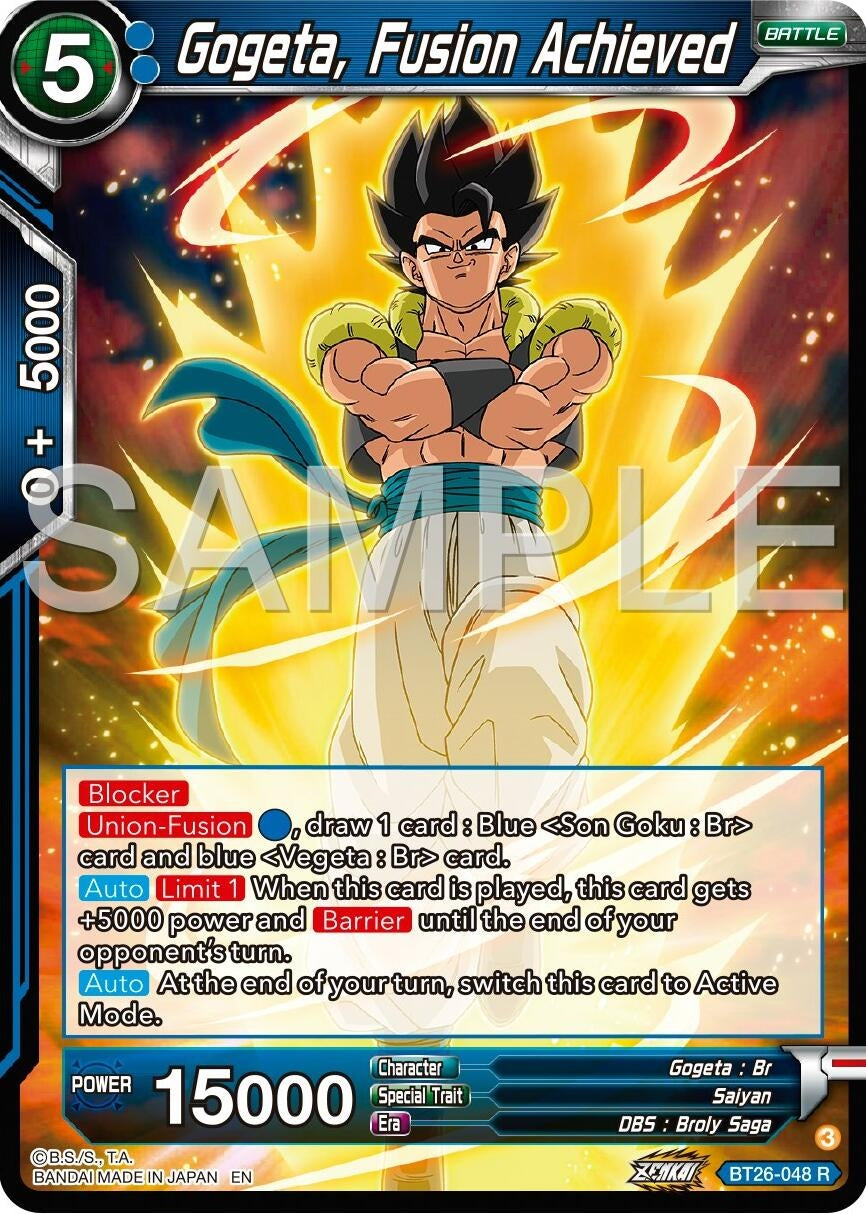 Gogeta, Fusion Achieved (BT26-048) (BT26)