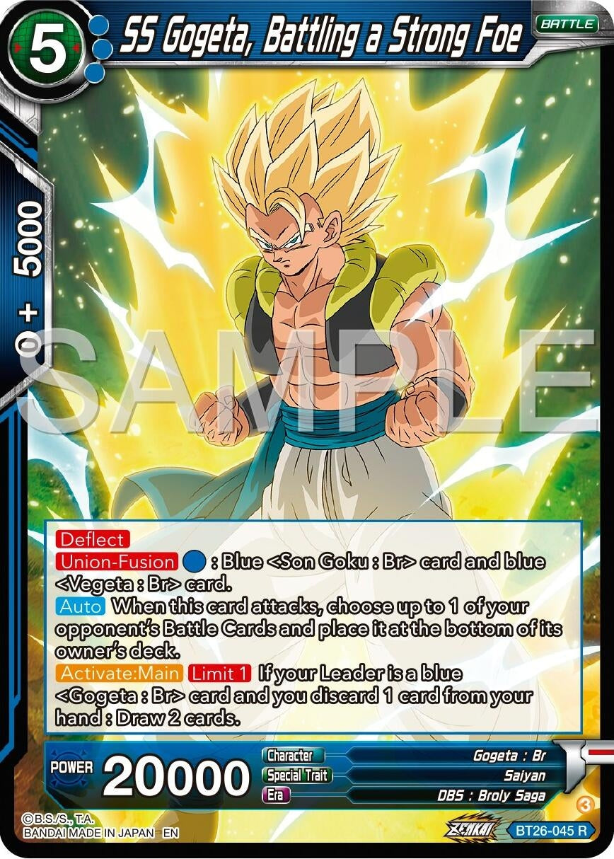 SS Gogeta, Battling a Strong Foe (BT26-045) (BT26)