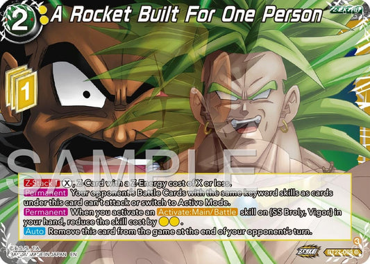 A Rocket Built For One Person (BT27-069) (BT27)