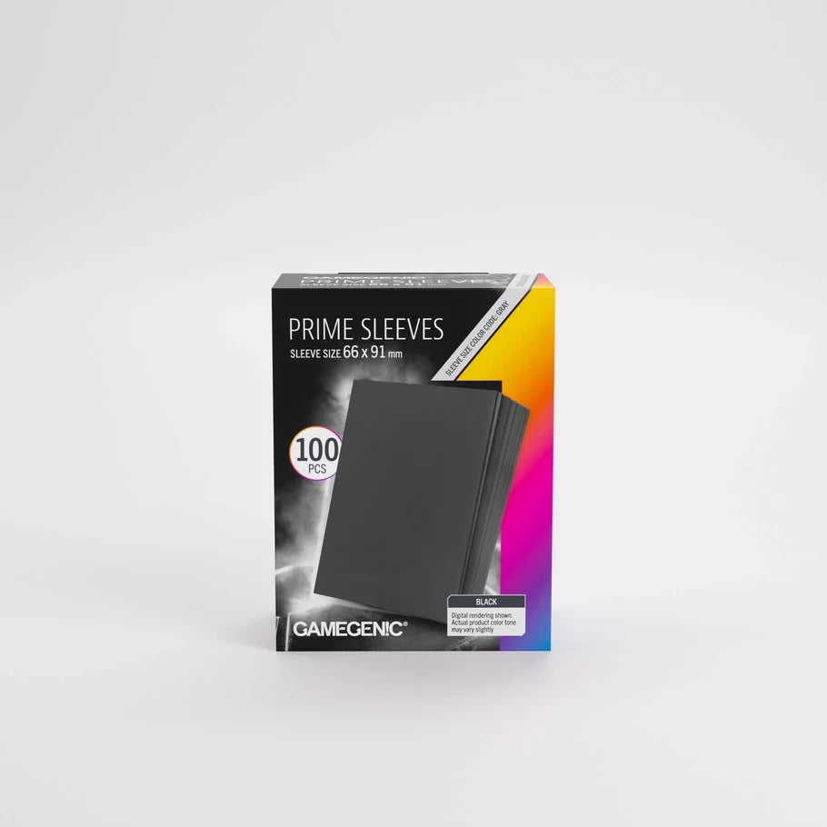 UNIT Gamegenic Matte Prime Sleeves Black 66x91 (100 ct.)