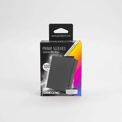 UNIT Gamegenic Matte Prime Sleeves Black 66x91 (100 ct.)