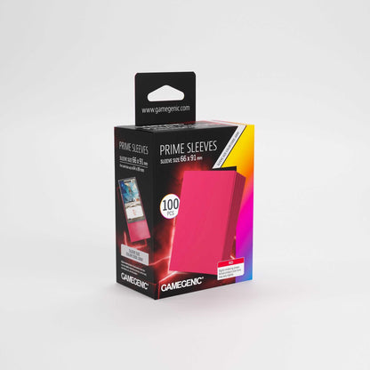UNIT Gamegenic Prime Sleeves Red 66x91 (100 ct.)