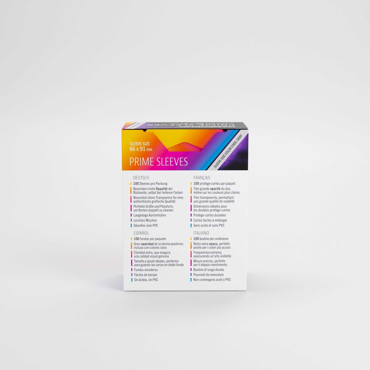 UNIT Gamegenic Prime Sleeves Purple 66x91 (100 ct.)