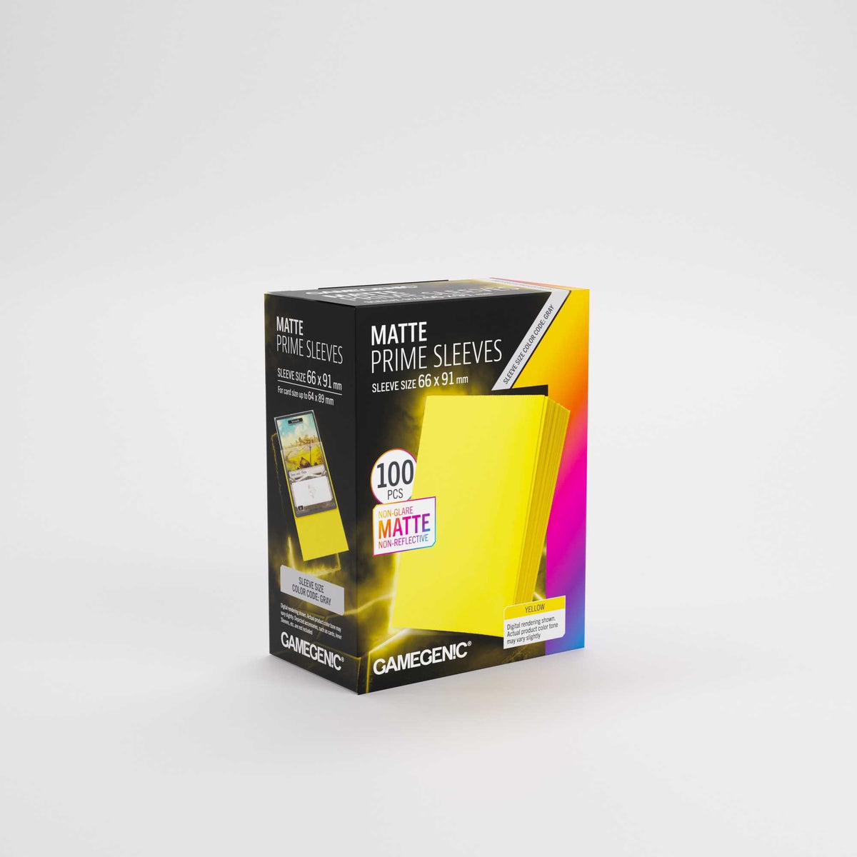UNIT Gamegenic Matte Prime Sleeves Yellow 66x91 (100 ct.)