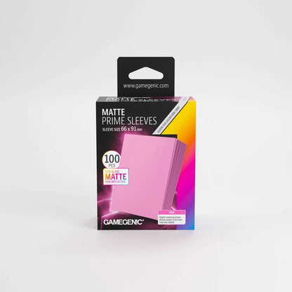 UNIT Gamegenic Matte Prime Sleeves Pink 66x91 (100 ct.)
