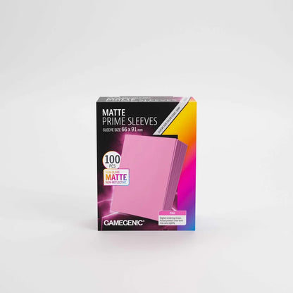 UNIT Gamegenic Matte Prime Sleeves Pink 66x91 (100 ct.)
