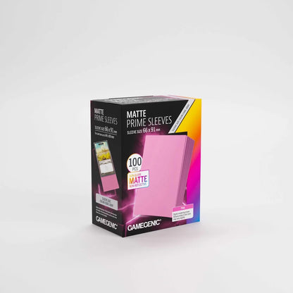 UNIT Gamegenic Matte Prime Sleeves Pink 66x91 (100 ct.)