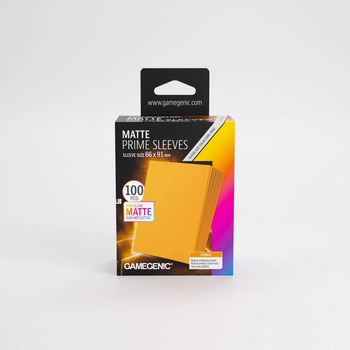 UNIT Gamegenic Matte Prime Sleeves Orange 66x91 (100 ct.)