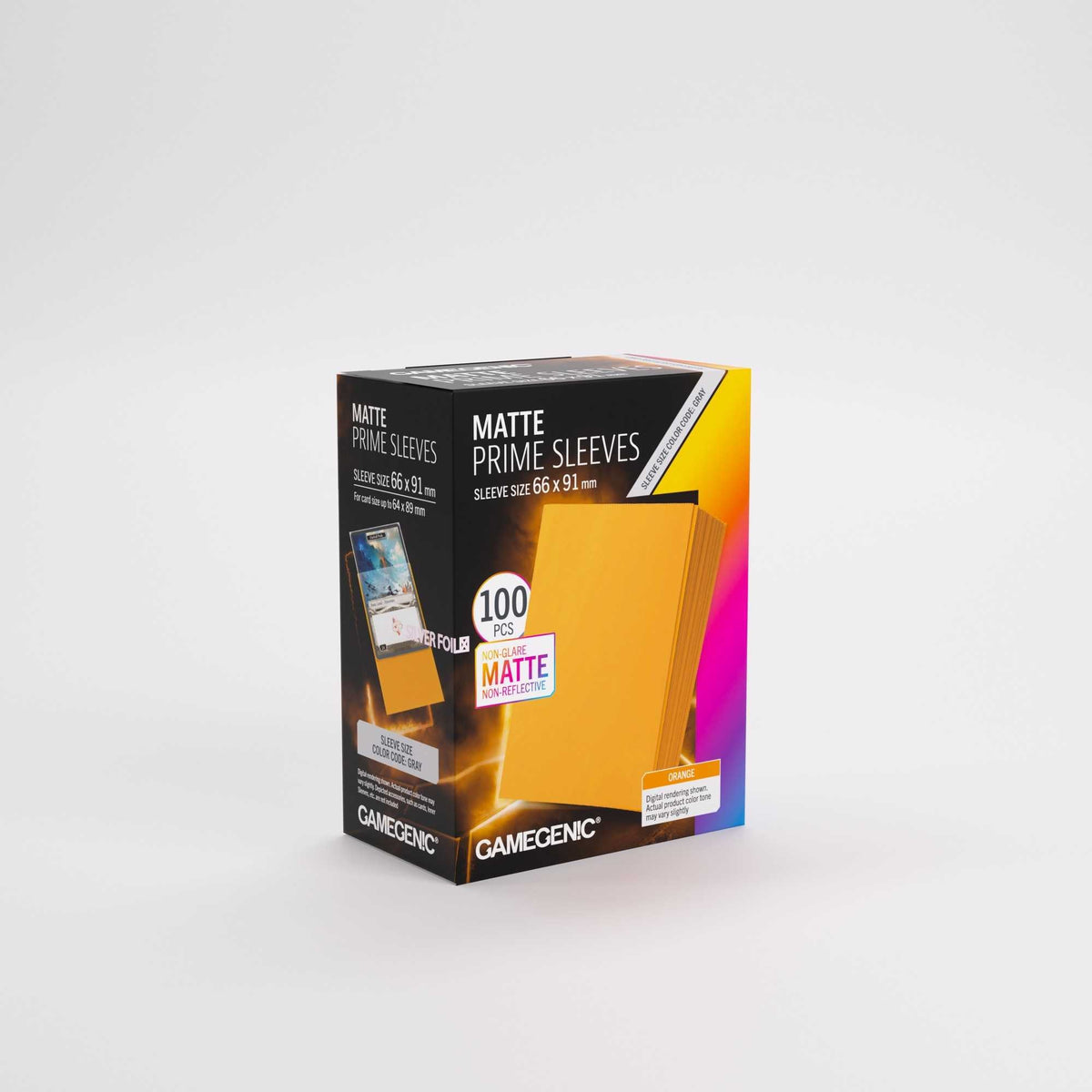 UNIT Gamegenic Matte Prime Sleeves Orange 66x91 (100 ct.)
