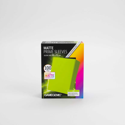 UNIT Gamegenic Matte Prime Sleeves Lime 66x91 (100 ct.)