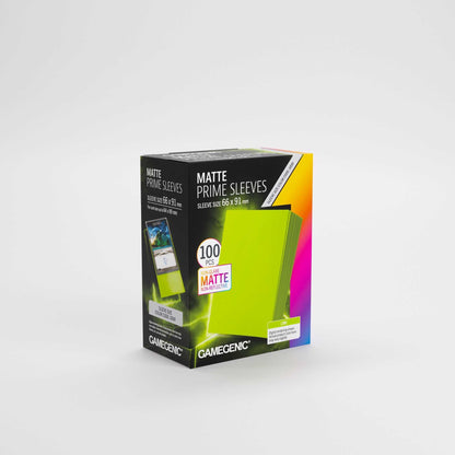 UNIT Gamegenic Matte Prime Sleeves Lime 66x91 (100 ct.)