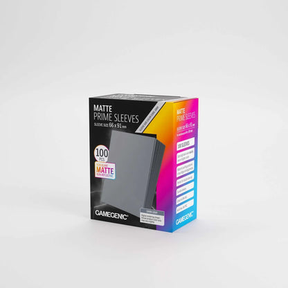 Gamegenic Matte Prime Sleeves Dark Gray 66x91 (100 ct.)