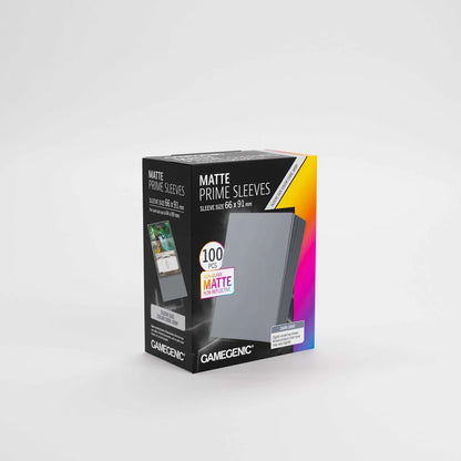 Gamegenic Matte Prime Sleeves Dark Gray 66x91 (100 ct.)