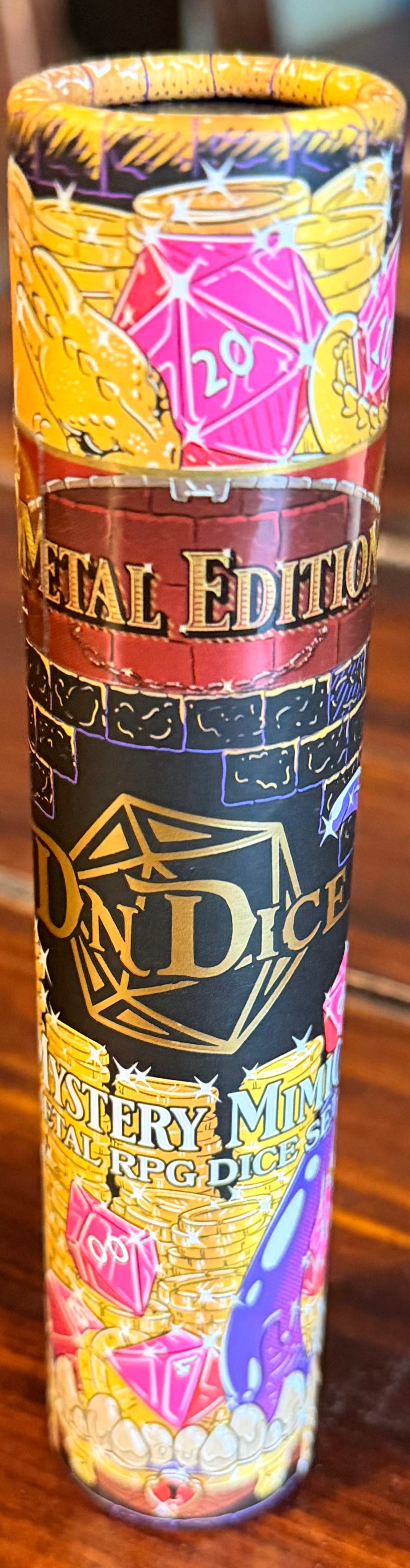 Mystery Mimic Metal RPD Dice Set