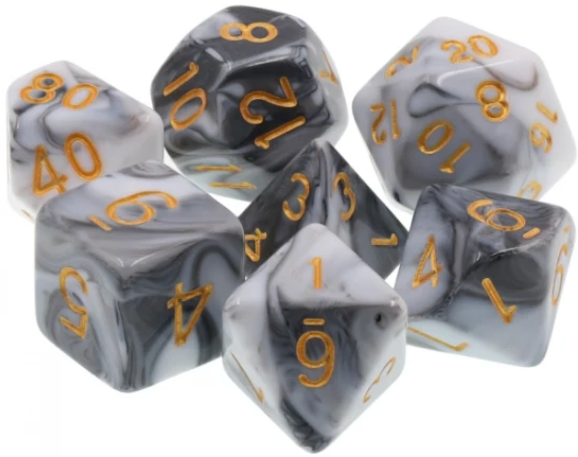 COMMON ACRYLIC ALCHEMY DICE SET