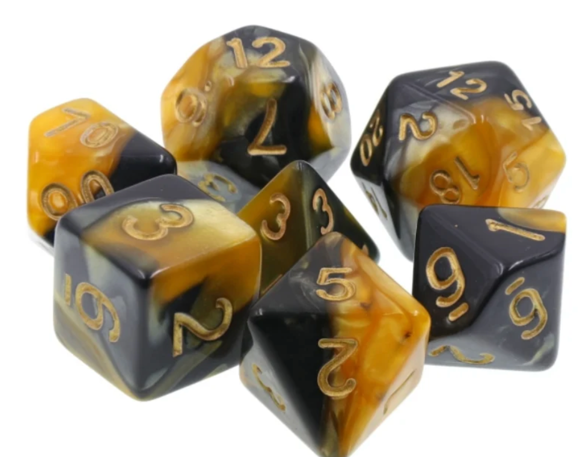COMMON ACRYLIC ALCHEMY DICE SET