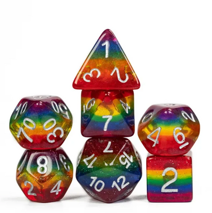 VERY RARE ACRYLIC ALCHEMY DICE SET