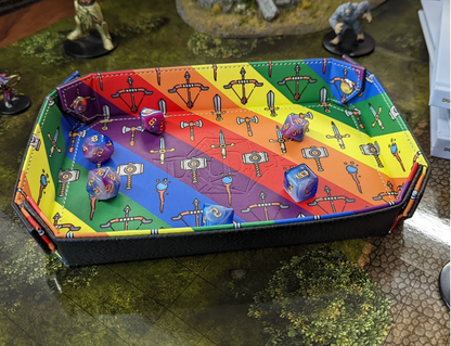 FOLDING DICE TRAY, LARGE