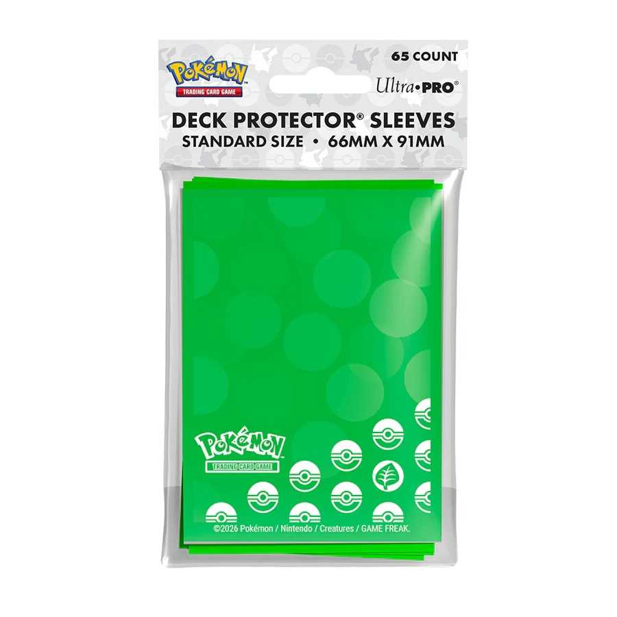 Pokemon Energy Deck Protector Sleeves - Grass Type (65ct)
