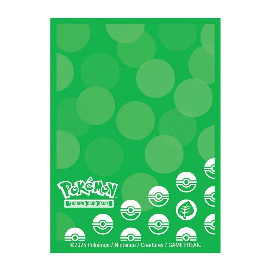 Pokemon Energy Deck Protector Sleeves - Grass Type (65ct)