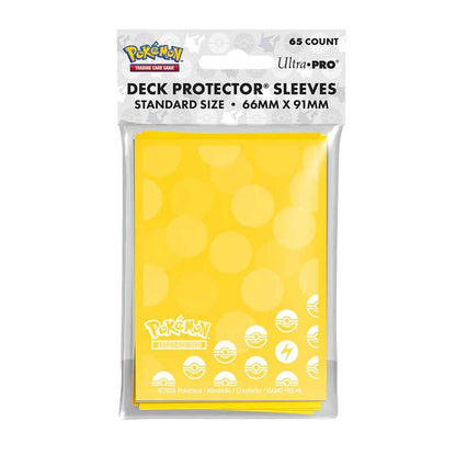 Pokemon Energy Deck Protector Sleeves - Lightning Type (65ct)