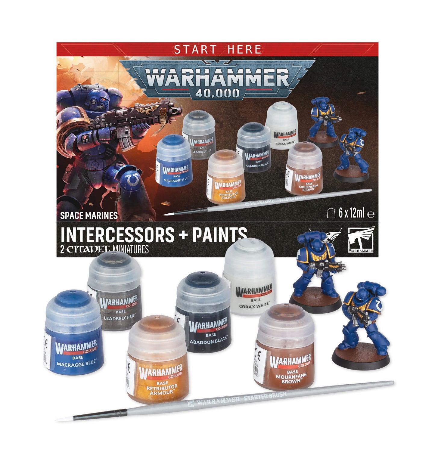 Space Marines Interc +Paints Eng/Spa/Port/Latv/R Om